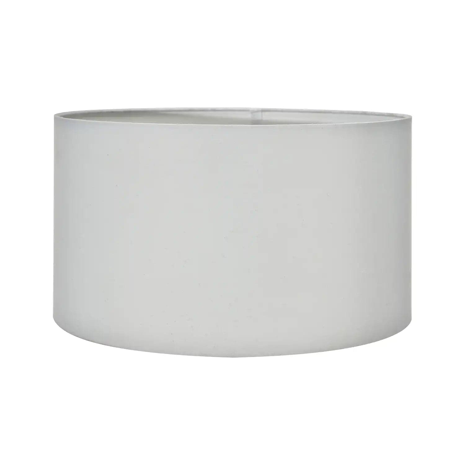 Ivory Polycotton Drum Lampshade 30cm/12in